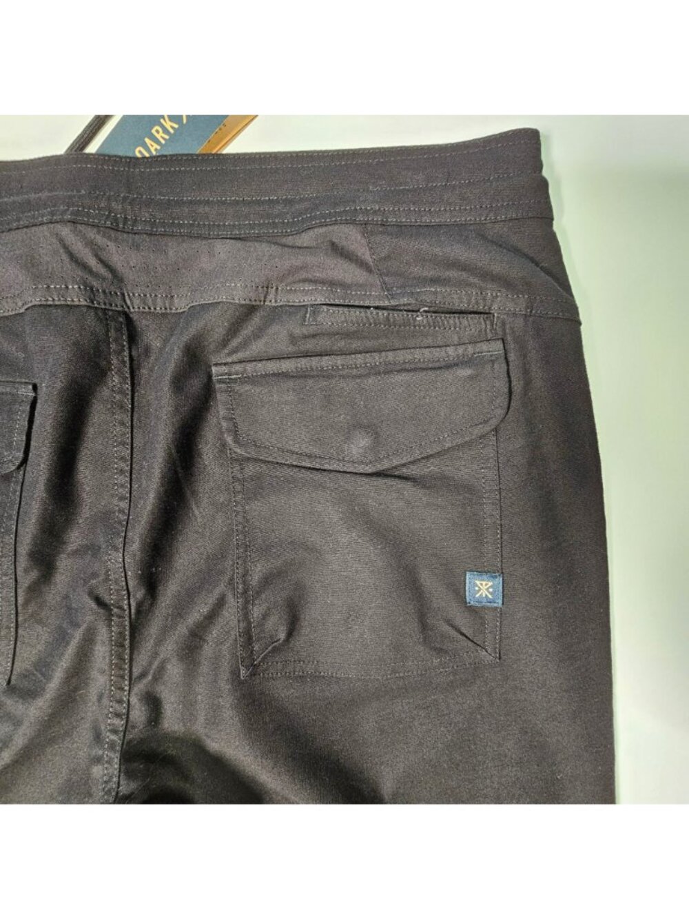 Roark NWT Layover Traveler Pants Men's Size 34x30" Drawstring Stretch Black - Picture 10 of 12